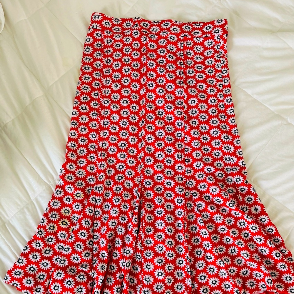 Tory Burch XS red skirt